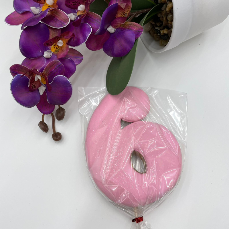 Изображение Пряник Цифра 6 цвета в ассортименте